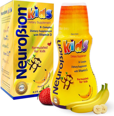 Neurobion Kids B Complex Liquid - Powerful Healthy Multivitamin For Children - 8.5 Fl Oz