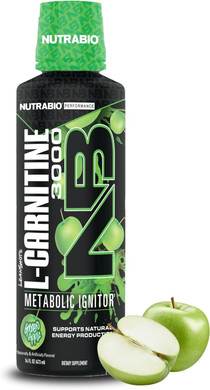 Nutrabio  L-Carnitine Liquid Shots  3000Mg, (Peach Rings)  10Mg Of Vitamin B-5  Zero Carbs & Sugars  Energy Production  Muscle Recovery