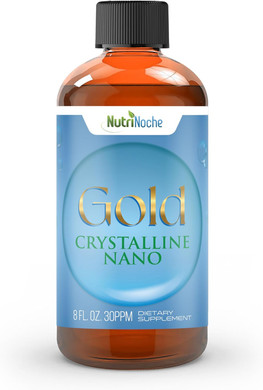 Nutrinoche Colloidal Gold - The Best Colloidal Gold Mineral Supplement - 30 Ppm - Colloidal Minerals