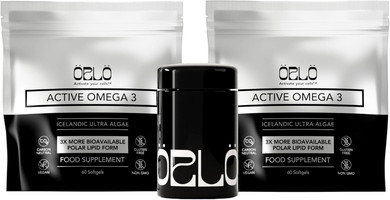 Orlo Omega 3 - Vegan Triple Strength Omega3S Supplement - Plant Based Dha & Epa Fatty Acids - Algae Omega-3 Oil - Krill Or Fish Oil Alternative (120 Mini Softgels Kit)