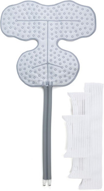 Ossur Cold Rush Cold Therapy Shoulder Pad | Ergonomic Pad For Post-Operative Pain And Swelling | Works With Cryotherapy And Cold Therapy Machines | Includes Hose Connectors And Elastic Straps (Large)