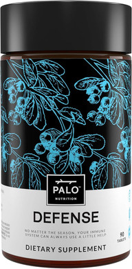 Palo Defense Wellness Formula Vitamins & Herbal Blend - Immune System Support Supplement - With Elderberry, Vitamin C, Zinc, Echinacea, Astragalus, Andrographis 90 Tabs