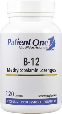 Patient One Vitamin B12 2000Mcg Lozenges | Supplement To Support Energy, And Heart And Nervous System Health* | Methylcobalamin Form | 120 Lozenges