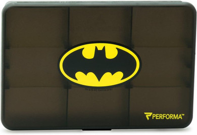 Performa Chest Pill Container Case - Batman - Dishwasher Safe And Bpa-Free