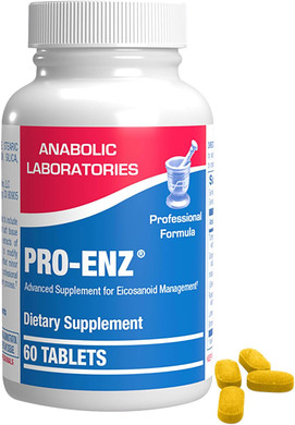 Pro Enz Joint Support Supplement - Clinical Formula Turmeric Boswellia Supplement For Joint & Cartilage Mobility And Comfort Support Plus Eicosanoid Management With Proteolytic Enzymes (60 Tablets)