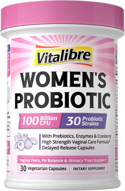 Probiotics For Women 200 Billion Cfu, 36 Unique Strains, With Cranberry Prebiotics & Digestive Enzymes, High Potency Vaginal Probiotics, Full-Spectrum Gut Health, 60 Vegan Capsules