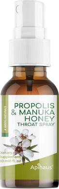 Propolis & Manuka Honey Throat Spray, 1 Fl Oz