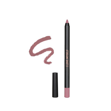 Realher Lip Liner - I Love Myself - Cool Toned Nude - Vegan, Creamy Formulation Infused With Jojoba Seed Oil - Smooth, Matte Finish