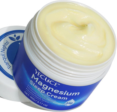 Relico Magnesium Lotion For Sleep - Magnesium Cream For Feet, Pure Premium Oil With Vitamin E And Almond Oil For Muscle Soreness, Safe For Kids