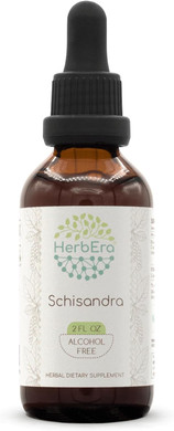 Schisandra B60 Alcohol-Free Herbal Extract Tincture, Concentrated Liquid Drops Natural Schisandra (Schisandra Chinensis) Dried Berry (2 Fl Oz)