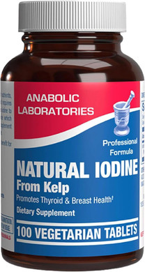 Sea Kelp Iodine Supplement - Clinical Grade Enhanced Iodine Supplement For Women And Men For Energy Metabolism And Thyroid Support - High Absorption Vegetarian Non-Gmo Small Tablets (100 Servings)