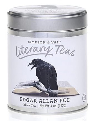 Simpson & Vail, Edgar Allan Poe'S Black Tea Blend, Literary Tea - 4 Ounce Tin / 50 Cups