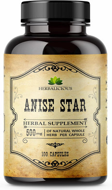 Star Anise Dietary Supplement  100 Capsules Anise Extract For Men And Women  Natural 1000Mg Powerful Formula With No Fillers, Preservatives  Immune Strength, Rich In Antioxidants