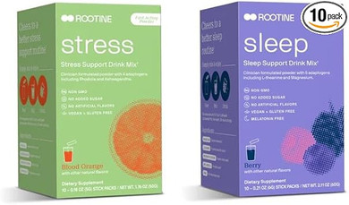 Stress And Sleep Bundle Adaptogen Drink Mix - 10Pk
