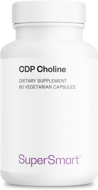 Supersmart - Cdp Choline 1000Mg Per Day (Patented & High Dose) - Cognizin Citicoline Supplement | Non-Gmo & Gluten Free - 60 Vegetarian Capsules