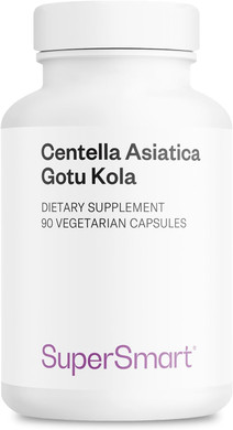 Supersmart - Centella Asiatica 180Mg Per Day - Gotu Kola Extract Supplement | Non-Gmo & Gluten Free - 90 Vegetarian Capsules