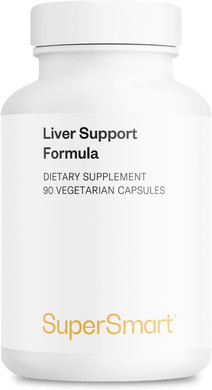 Supersmart - Liver Support Formula (Advanced Formula) - With Silymarin Milk Thistle, L-Methionine, Reduced Glutathione, Picrorhiza Kurroa, Artichoke | Non-Gmo & Gluten Free - 90 Vegetarian Capsules