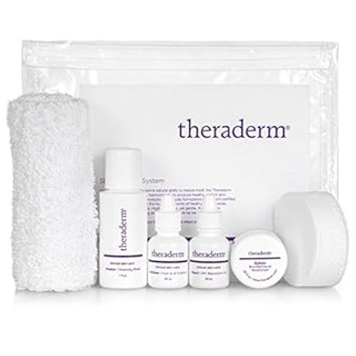 Theraderm Skin Renewal Travel System With Peptide Hydrator - Tsa Approved - 2- Week Supply