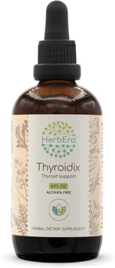 Thyroidix B120 Alcohol-Free Extract Tincture: Horsetail Herb, Kelp Plant, Bladderwrack Plant, Ashwagandha Root, Ginger Root. Thyroid Support 4 Fl Oz
