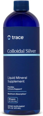 Trace Minerals Colloidal Silver - Liquid Mineral Supplement With Super-Oxygenated Colloidal Silver - Immunity & Overall Health Support - Highly Absorbable Supplement - 16 Fl Oz (About 48 Servings)