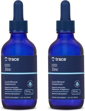 Trace Minerals Ionic Zinc - Immune System Support Supplement - Essential Mineral Supplement With Magnesium, Copper & Chloride - Healthy Skin & Growth Support - 2 Fl Oz (About 144 Servings)
