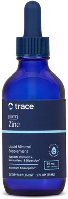 Trace Minerals Ionic Zinc 50 Mg - Dietary Supplement With Zinc, Magnesium & Chloride - Support Healthy Digestion & Immune Function - Zinc For Skin & Brain Health - 2 Fl Oz (About 48 Servings)
