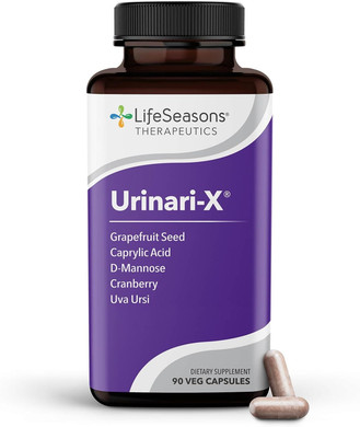 Urinari-X - Urinary Tract Support - Fast Acting Uti Relief - Vitamin Supplement For Healthy Bladder Function & Immunity - D-Mannose, Cranberry, Caprylic Acid, Uva Ursi & Grapefruit - 180 Capsules
