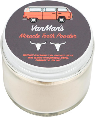 VanmanS - Miracle Tooth Cleaning Powder Toothpaste - Fluoride-Free Whitening Tooth Powder With Coconut Charcoal, Eggshell Powder - Remineralizing Tooth Powder - 2.5 Ounce