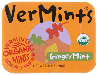 Vermints All Natural Breath Mints Gingermint - 1.41 Oz