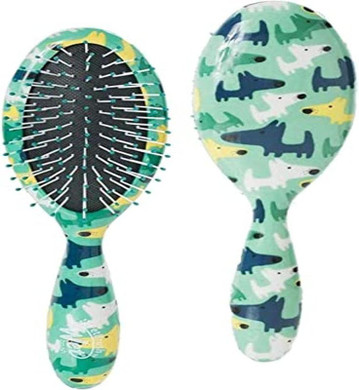 Wet Brush Pet Brush Small Breed Detangler, Dog Camo - Intelliflex Bristles Glide Through Tangles With Ease - Shiny & Clean Coats