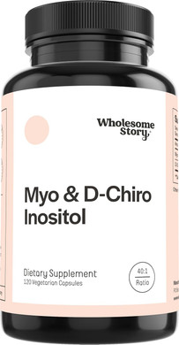 Wholesome Story Myo-Inositol & D-Chiro Inositol Supplement For Women | Fertility Supplements For Hormonal Balance & Ovarian Health Support | Myoinositol | Ideal 40:1 Ratio | 90 Servings