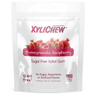Xylichew 100% Xylitol Chewing Gum - Non Gmo, Non Aspartame, Gluten Free, And Sugar Free Gum - Natural Oral Care, Relieves Bad Breath And Dry Mouth - Peppermint, 500 Count