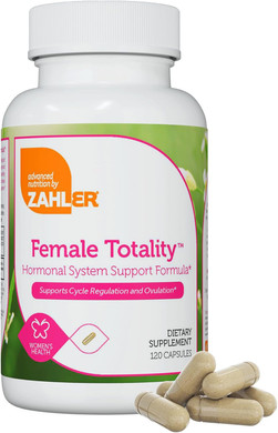 Zahler Female Totality - Multivitamin Hormone Support For Women Supplement With D-Chiro, Inositol, Dong Quai, Shatavari, Chaste Tree, Holy Basil, Dim, Iron - Hormone Balance For Women (120 Capsules)