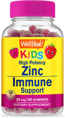 Zinc For Kids 25Mg Gummies - Immune System And Antioxidant Support - Skin Health, Maximum Strength Children Zinc Supplement Immune Booster Gummy - Gmo-Free, Vegan - 60 Gummies (2)