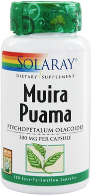 Click to see full view Solaray - Muira Puama, 300 mg, 100 capsules