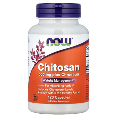 NOW Foods, Chitosan plus Chromium, 120 Capsules