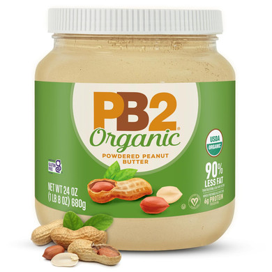 Pb2 24Oz Organic Powdered Peanut Butter - Usda Organic Certified, Non-Gmo Project Verified, Gluten-Free1.50 Pound (Pack Of 1)