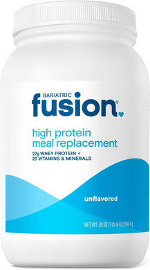 Bariatric Fusion Meal Replacement 27g Protein Powder, 21 Serving Tub for Bariatric Surgery Patients Including Gastric Bypass and Sleeve Gastrectomy - No Gluten, Aspartame or Sugar