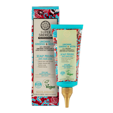Natura Siberica Super Limonnik Ginseng & Biotin Natural Scalp Peeling 3.38 Fl Oz