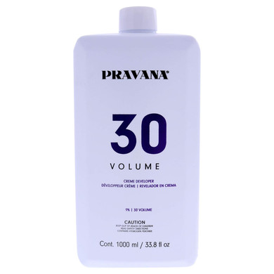Pravana Creme Developer 30 Volume Unisex Treatment 33.7 Fl Oz (Pack Of 1)33.7 Fl Oz (Pack Of 1)