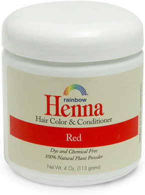 Rainbow Research Henna Hair Color And Conditioner, Red - 4 Oz (4 Pack)