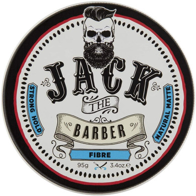 Jack The Barber Fibre - Strong Hold, Natural Matte Finish, Fill In Fine Or Thinning Hair, Instantly Thicker, Hair Thickener & Topper For Fine Hair For Women & Men, For All Hair Types, 95G