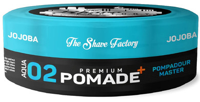 The Shave Factory Premium Pomade 150Ml 02 Pompadour Master With Jojoba Extra Hold & Shine9.38 Pound (Pack Of 1)