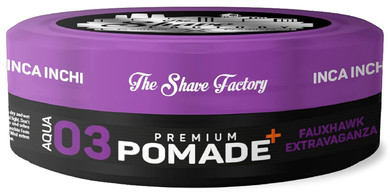 The Shave Factory Premium Pomade 150Ml 03 Fauxhawk Extravaganza With Inca Inchi Extra Hold & Shine9.38 Pound (Pack Of 1)