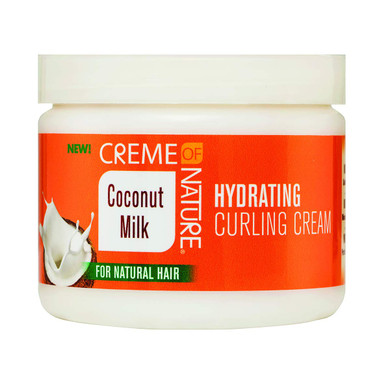 Creme of Nature Hydrating Curling Cream, Coconut Milk Detangling and Conditioning Formula for Normal Hair, 11.5 Oz