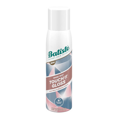 Batiste Touch Of Gloss, Shine Mist, Coconut Crush, High-Gloss, Lightweight Formula Designed To Keep Hair Polished With Next Level Salon Shine In-Between Washes, 3 Oz Can
