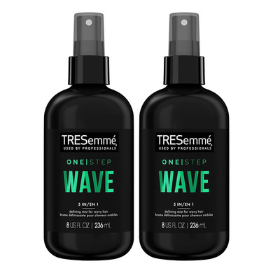 Tresemmã£Â© One Step 5-In-1 Leave -In Hair Styling Mist Wave Defining Mist 2 Count For Wavy Hair Hair Care Product To Enhance Natural Waves 8 Oz