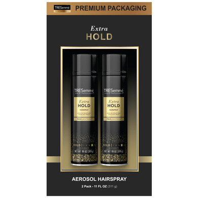 Tresemmã£Â© Tres Two Spray Extra Hold Hairspray, Extra-Firm Control, Strong Hold With Touchable Feel, Humidity Resistant, All Day Frizz Control, Pack Of 2-11 Oz Each