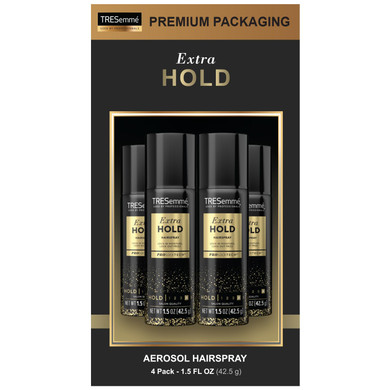 Tresemmã£Â© Tres Two Spray Hairspray, Extra-Firm Control, Strong Hold With Touchable Feel, Humidity Resistant, All Day Frizz Control, Pack Of 4 ÃÂ 1.5 Oz Each
