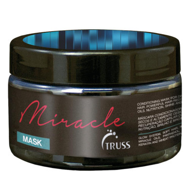 Truss Professional Miracle Mask - Intensive Moisture; Protein Infused; Keratin Conditioning Hair Mask - Repair Conditioner; Reconstructor; Detangler; Anti-Frizz; Repairs Dry; Damaged Hair
